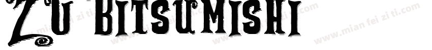 ZU Bitsumishi字体转换